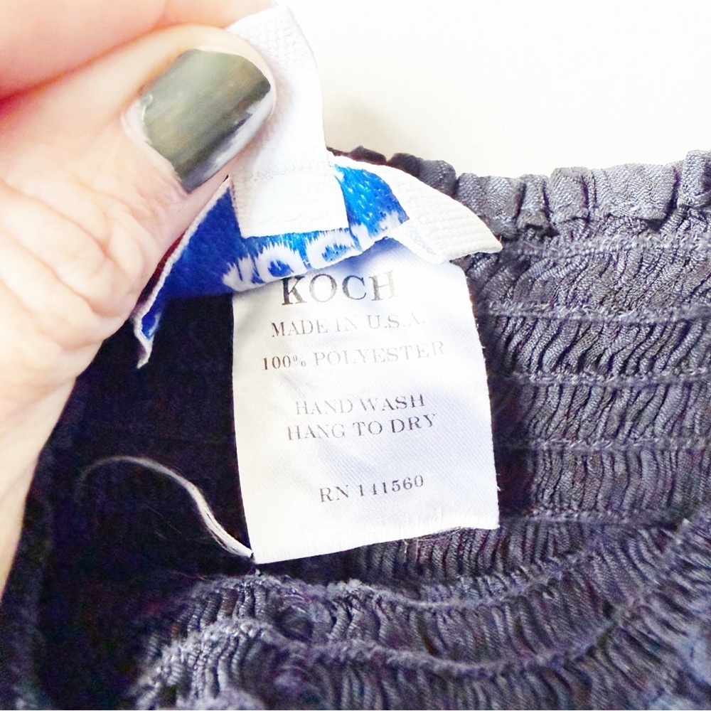 Koch Erika Skirt Skort Snakeskin Python Navy Blue animal print - Picture 4 of 5